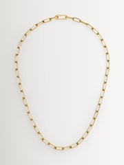 Missoma Gold Classic Paperclip Chain Necklace - Image 1 of 4