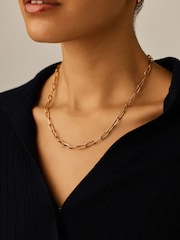 Missoma Gold Classic Paperclip Chain Necklace - Image 4 of 4