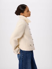 Whistles Petite Cropped Boucle Jacket - תמונה 4 מתוך 4