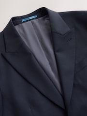 海軍藍 - N. Premium Tailored Fit Motionflex Stretch With Wool Suit Jacket - 圖片 7/11