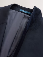 海軍藍 - N. Premium Tailored Fit Motionflex Stretch With Wool Suit Jacket - 圖片 8/11