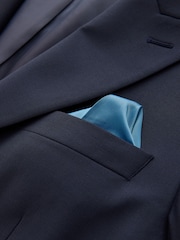 海軍藍 - N. Premium Tailored Fit Motionflex Stretch With Wool Suit Jacket - 圖片 9/11