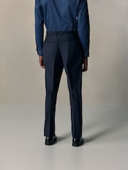 海軍藍 - N. Premium Tailored Fit Motionflex Stretch With Wool Suit Trousers - 圖片 3/9