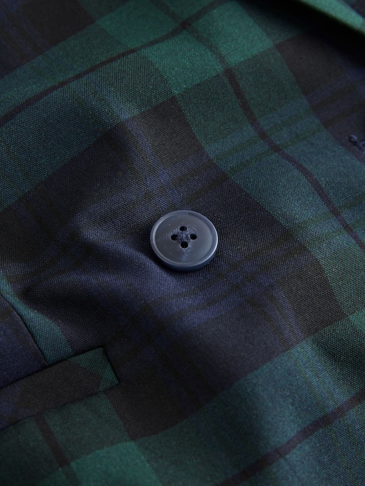 Črna/zelena - Check Double Breasted Blazer - Slika 6 iz 6 Črna/zelena - Check Double Breasted Blazer - Slika 6 iz 6