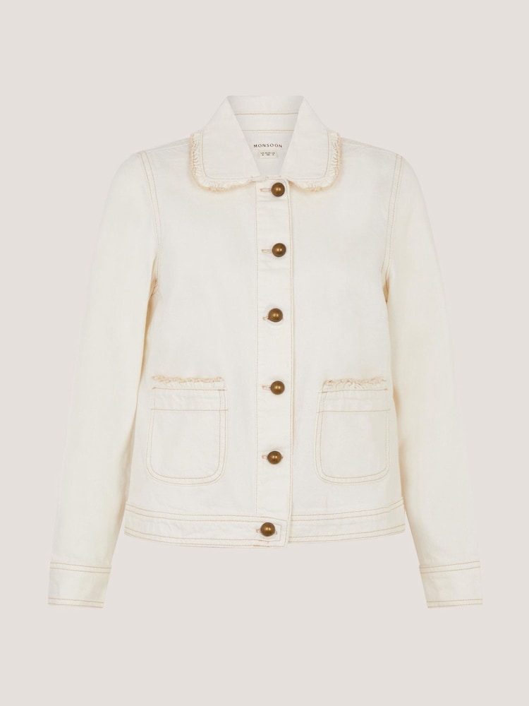 Джинсовая куртка с оборками Monsoon Sadie - Изображение 5 5