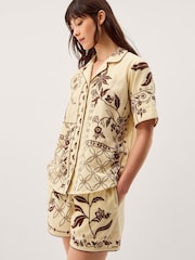 Monsoon Carly Tropical Embroidered Shirt - Imaginea 1 din 5