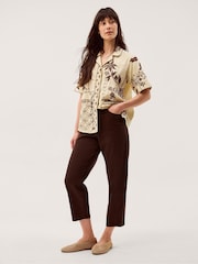 Monsoon Carly Tropical Embroidered Shirt - Imaginea 4 din 5