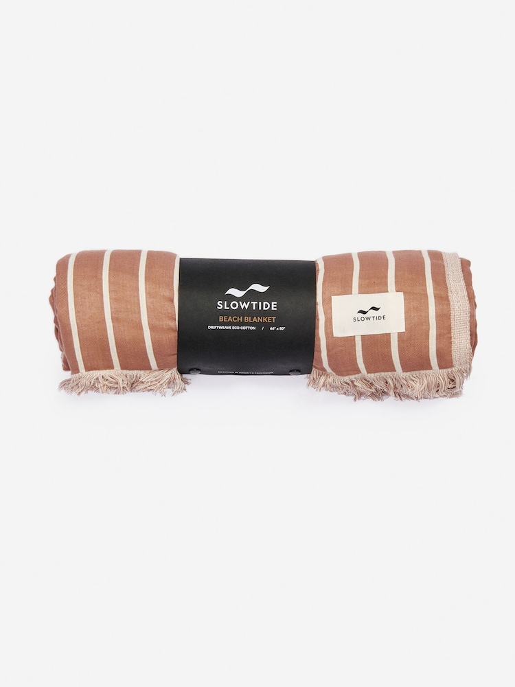 SlowTide Mousse Koko Cotton Driftweave Throw Blanket - Image 1 of 3
