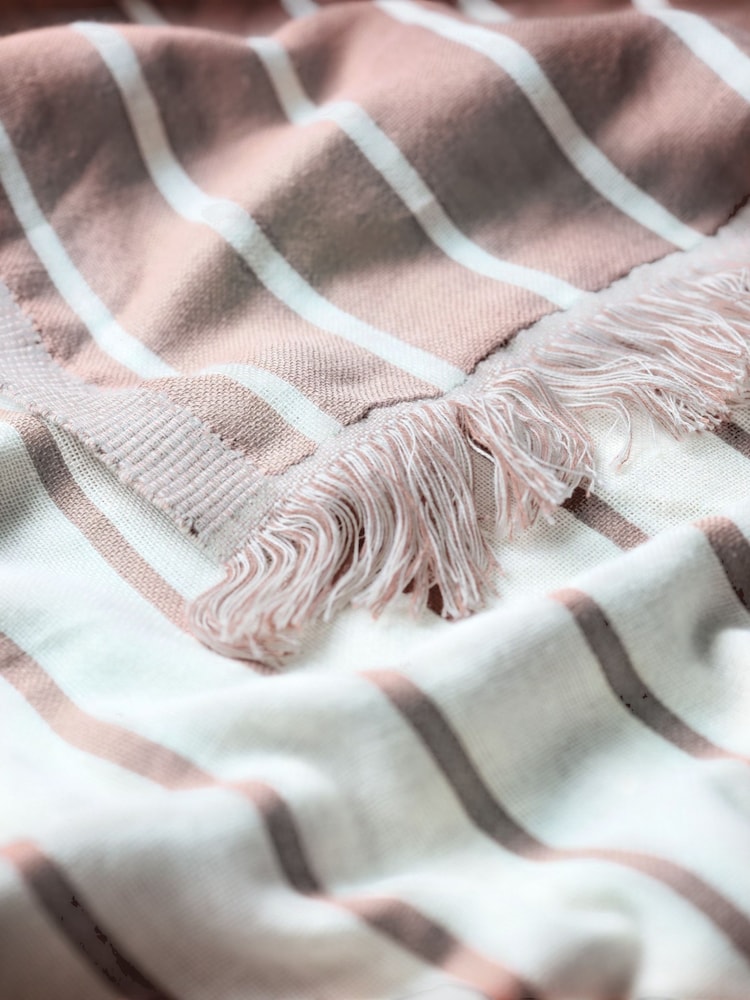 SlowTide Mousse Koko Cotton Driftweave Picnic Blanket - Image 5 of 5 SlowTide Mousse Koko Cotton Driftweave Picnic Blanket - Image 5 of 5