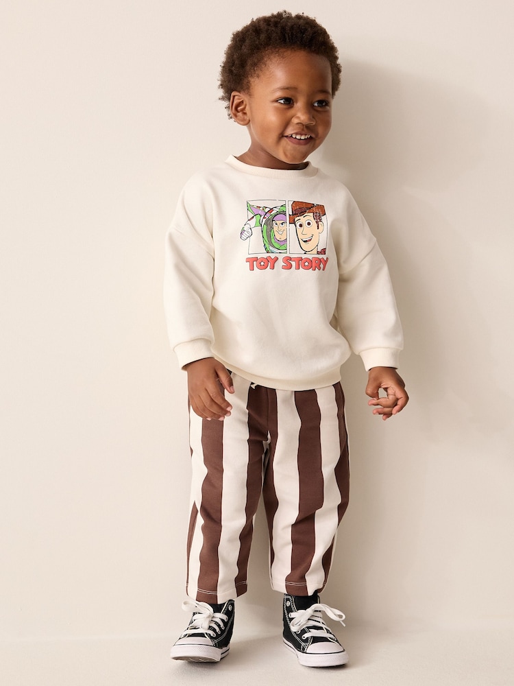 Ecru Toy Story Crew and Joggers Set (3mths-8yrs) - Image 1 of 3