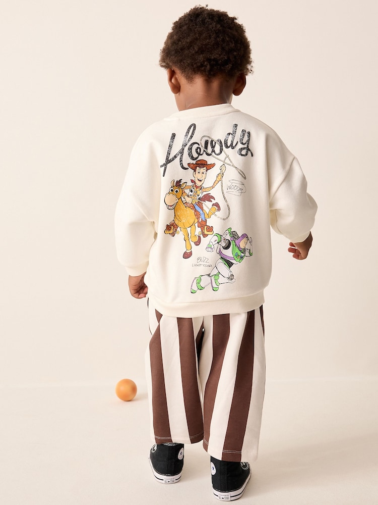 Ecru Toy Story Crew and Joggers Set (3mths-8yrs) - Image 3 of 3