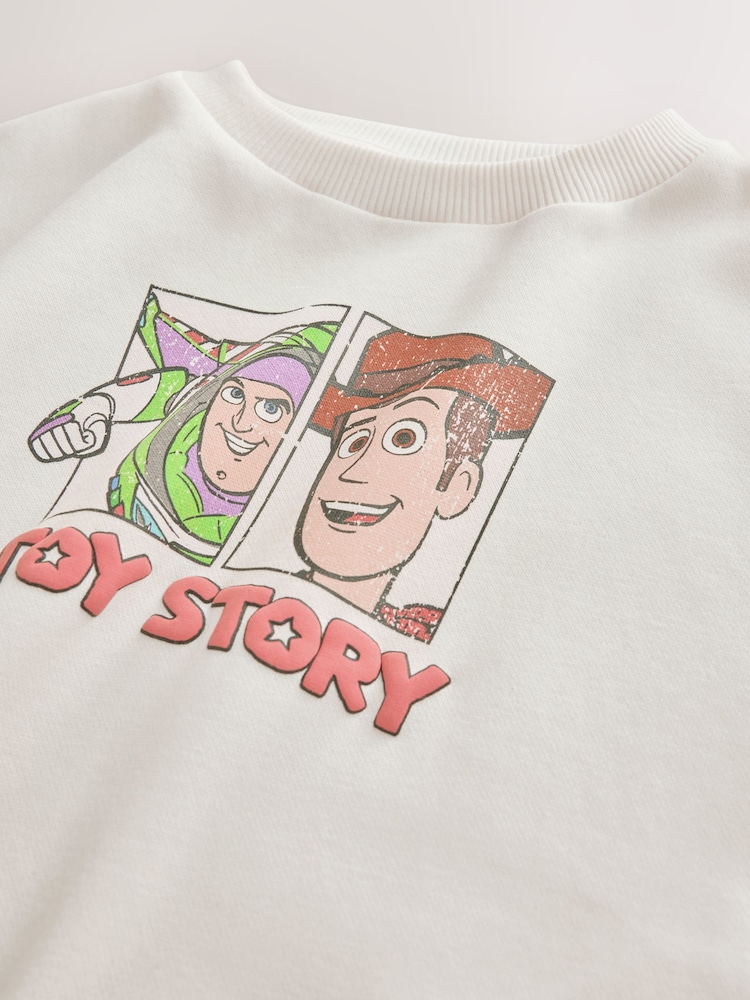 بيج فاتح - طقم من بلوزة Toy Story برقبة مستديرة وبنطلون رياضي (3 شهور-8 سنوات) - صورة 8 من 8