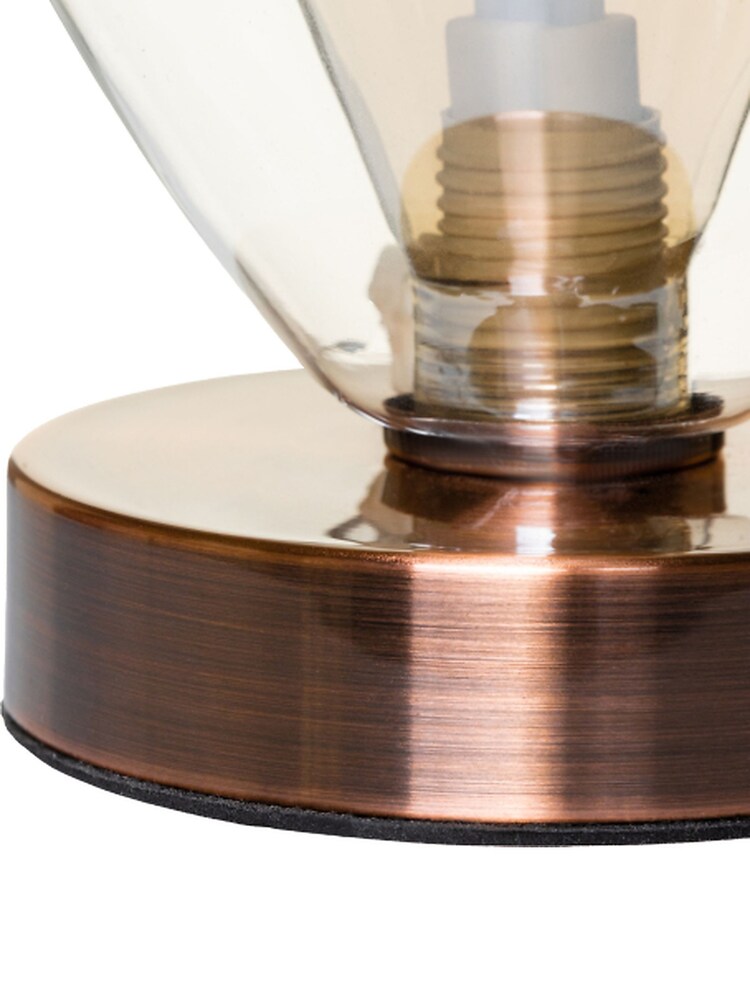 BHS Copper Carmella Table Lamp - Image 2 of 4