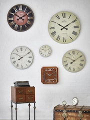 Brookpace Lascelles Cream Large Clockmakers Dial Wall Clock - Image 1 of 3