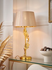BHS Brass Brookby Stem Table Lamp - Image 1 of 7