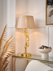 BHS Brass Brookby Stem Table Lamp - Image 4 of 7