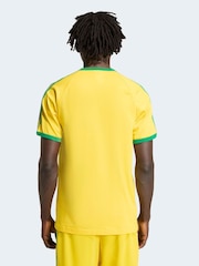 adidas Originals Yellow 3 Stripes T-Shirt - Image 2 of 6