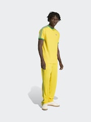 adidas Originals Yellow 3 Stripes T-Shirt - Image 3 of 6