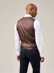 Skopes Blue Aurelio Houndstooth Check Waistcoat - Image 3 of 5