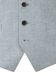Skopes Blue Aurelio Houndstooth Check Waistcoat - Image 5 of 5