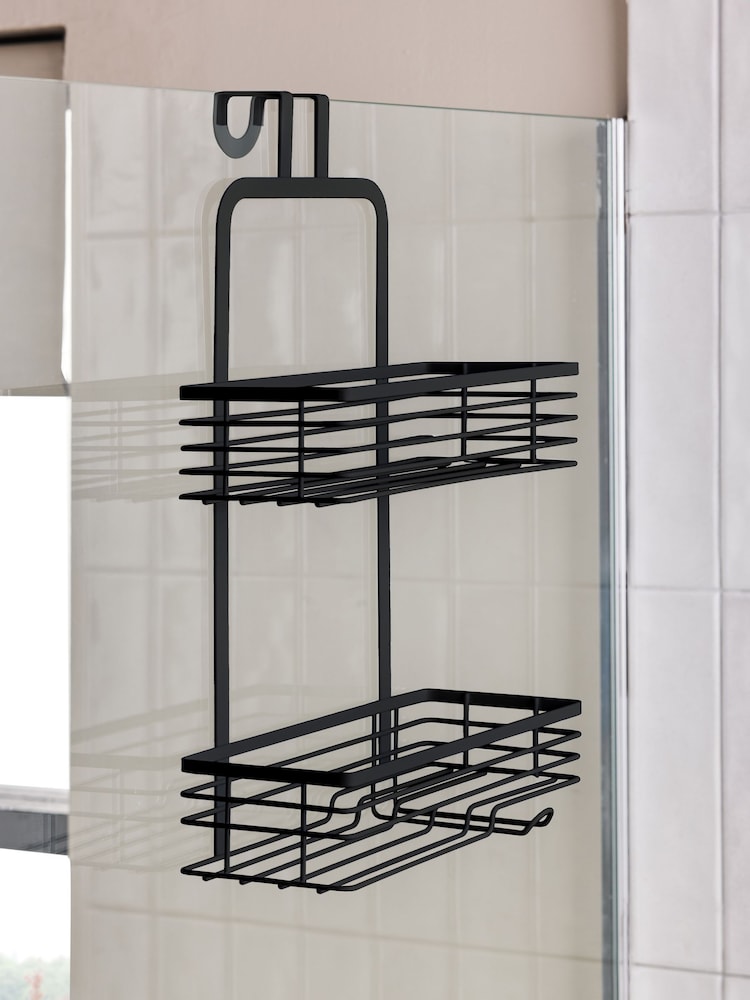 Black Shower Caddy - Image 2 of 3 Black Shower Caddy - Image 2 of 3