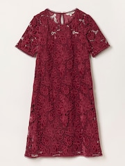 Rosa rosa - Vestido de renda FatFace - Imagem 5 de 5