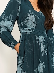 Rose retombante bleu sarcelle - Robe FatFace - Image 4 sur 6