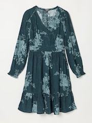 Rose retombante bleu sarcelle - Robe FatFace - Image 5 sur 6