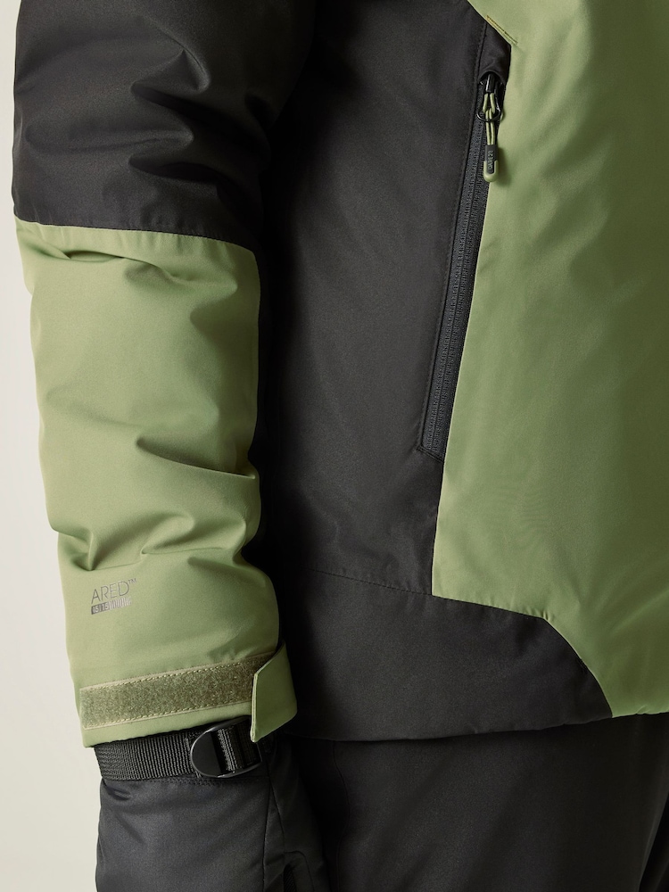 Dare 2b Black/Martini Olive Precision II Waterproof Ski Jacket - Image 6 of 6