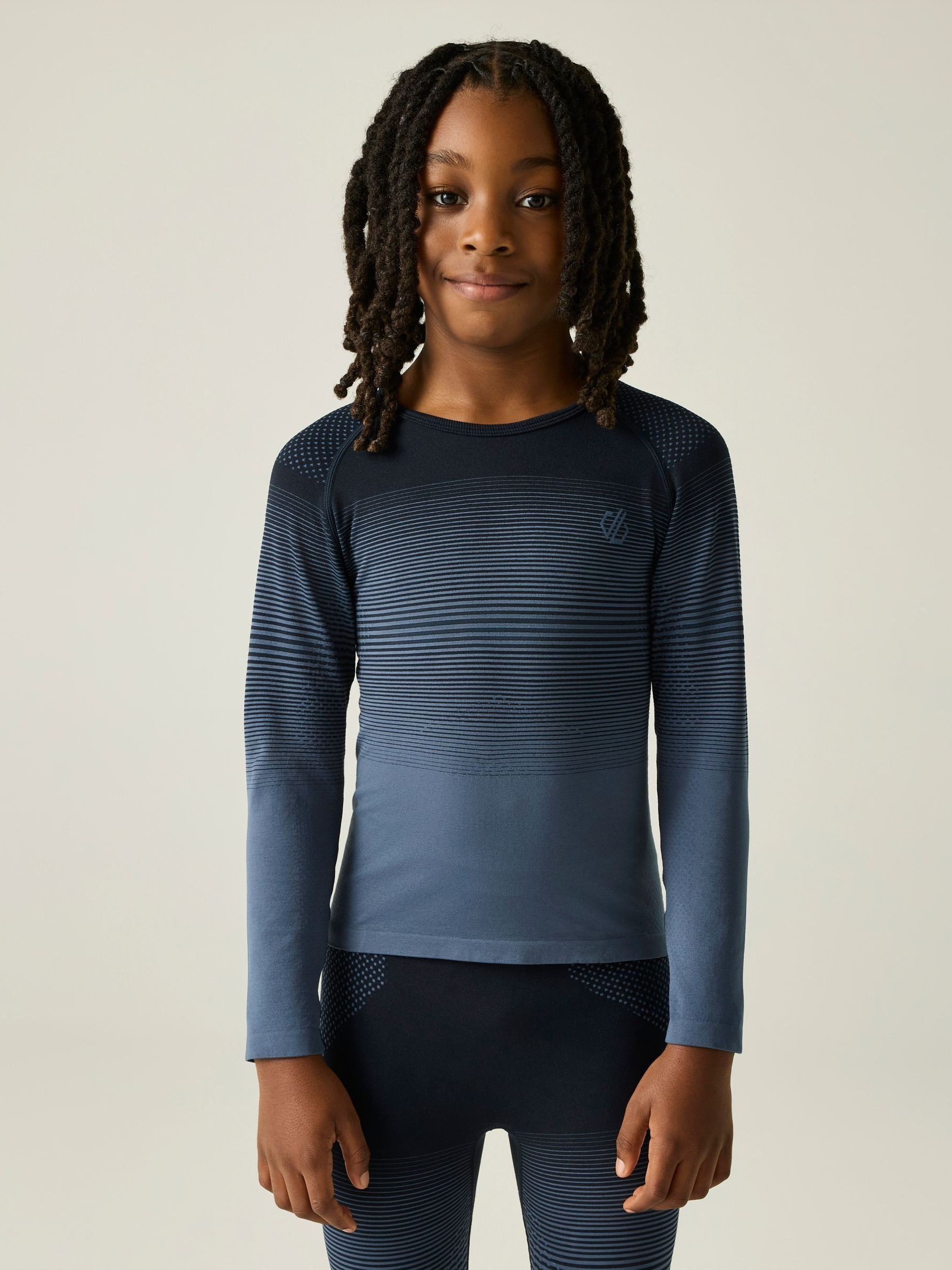 Dare 2B Boys Blue Kids In The Zone Iii Baselayer Set