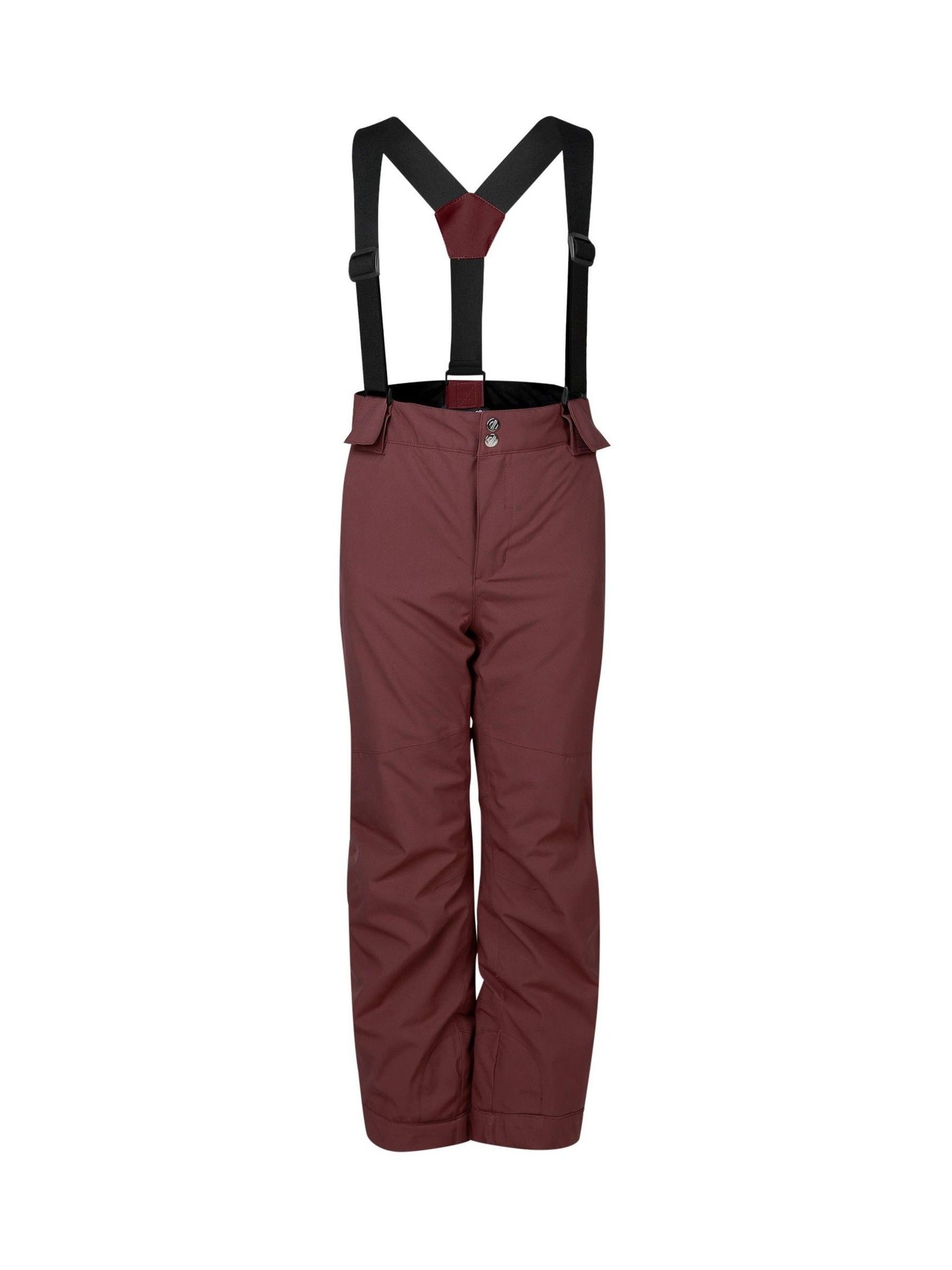 Dare 2B Boys Maroon Red Outmove Iii Insulated Waterproof Trousers - Image 1