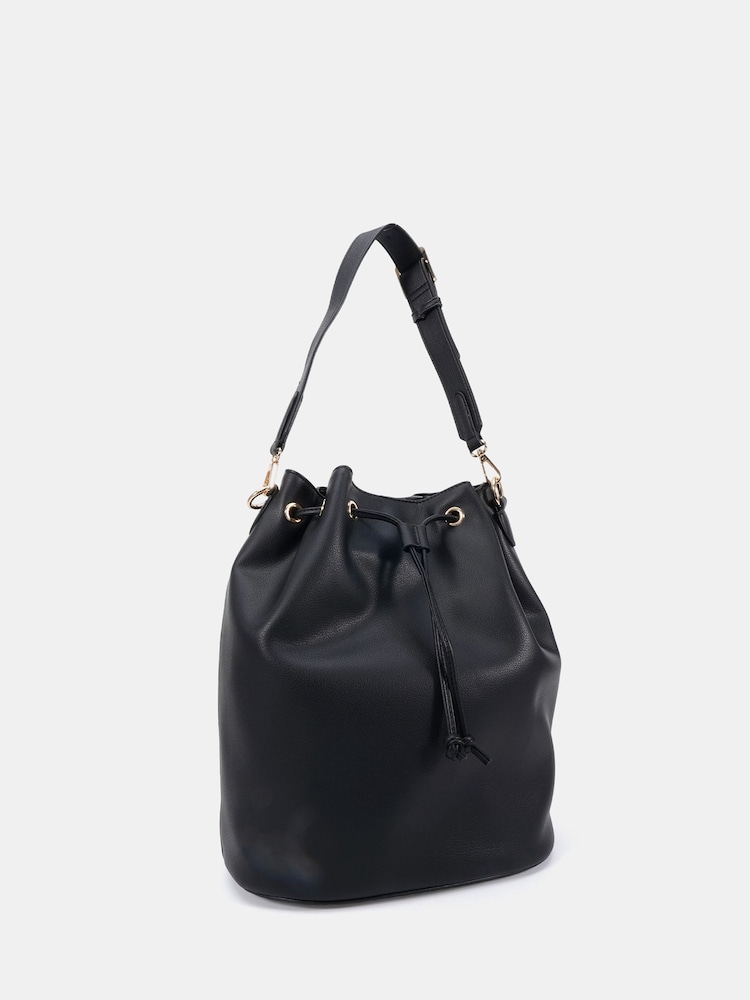 Novo Black Adelaide Large Bucket Shoulder Bag - Image 2 of 3