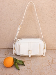 Novo White Alexandria Pocket Shoulder Bag - Image 1 of 4