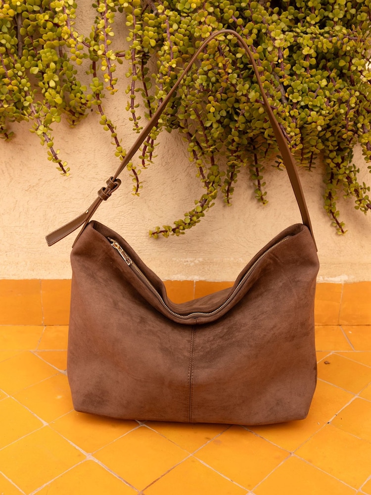 Novo Brown Auckland Slouch Shoulder Bag - Image 1 of 5