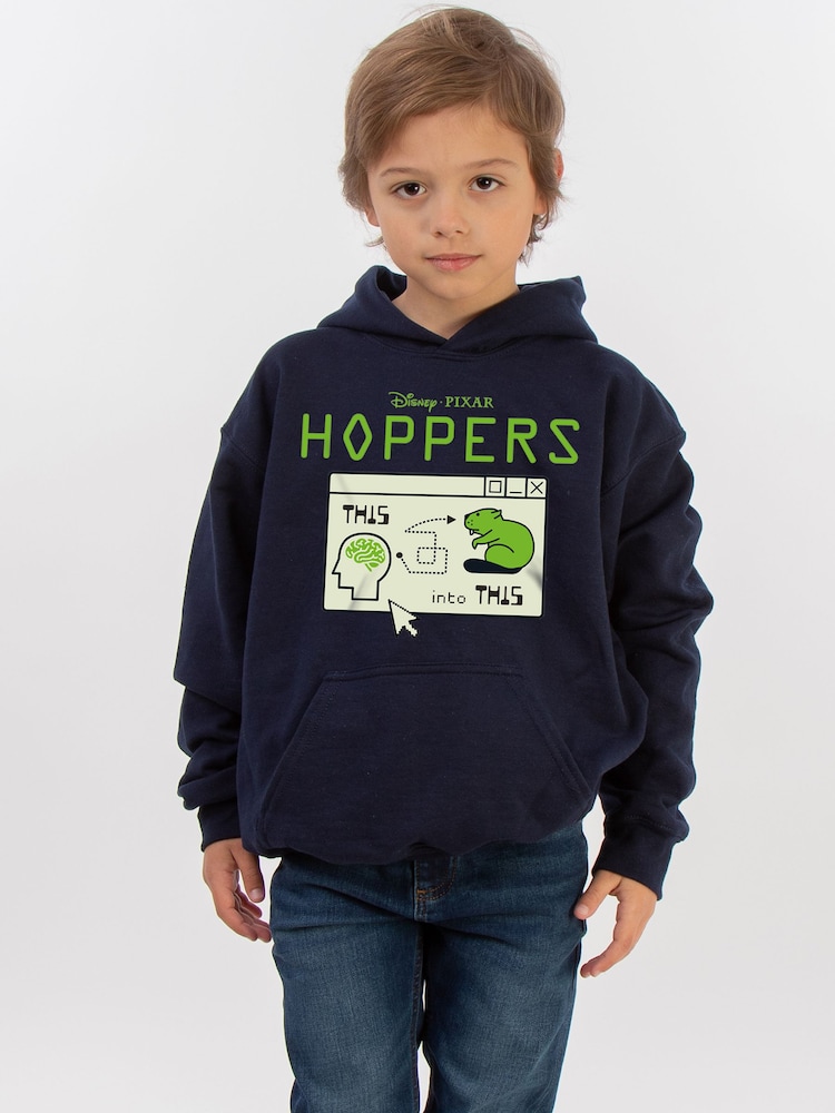 Brands In Blue Disney Hoppers This Into This Hoodie - Image 1 of 5