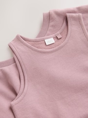Pink Off Shoulder Sweatshirt and Joggers Set (3-16yrs) - Image 10 of 10