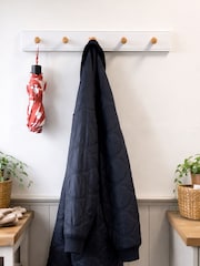 Laura Ashley Grey Ribbed Coat Hooks - Image 2 of 4