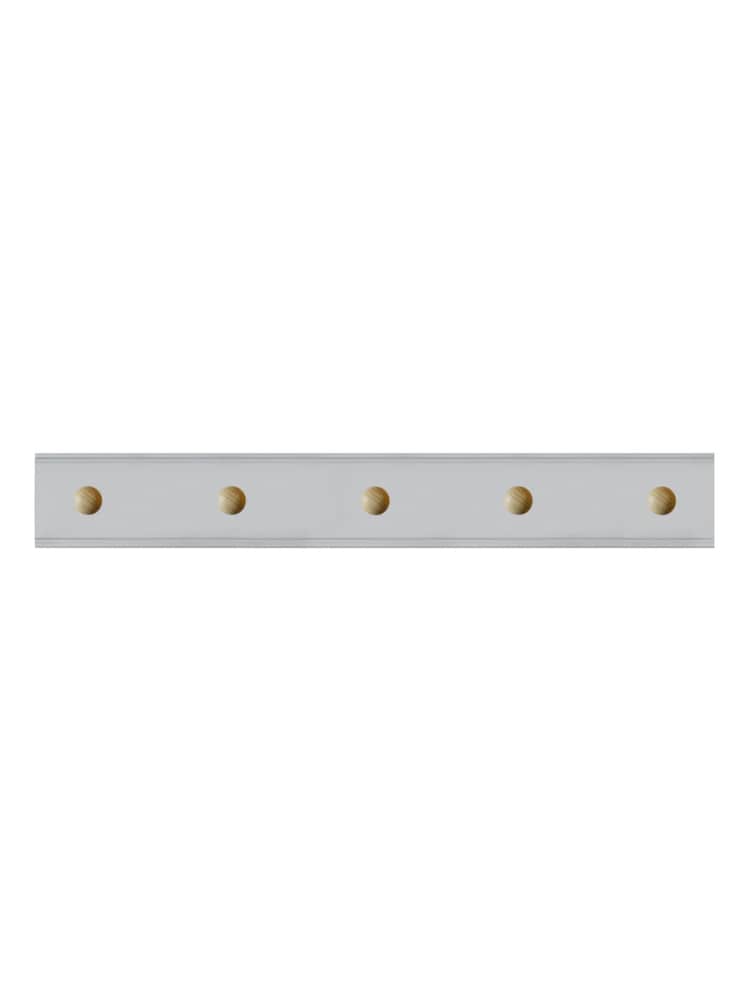 Laura Ashley Grey Ribbed Coat Hooks - Image 4 of 4