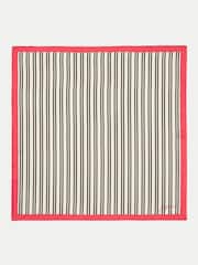 Jigsaw Cream Stripe Silk Twill Scarf - Image 3 of 4