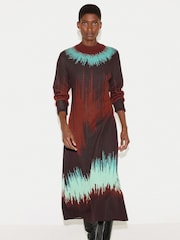 Jigsaw Tie Dye Jacquard Dress - Bild 3 von 6