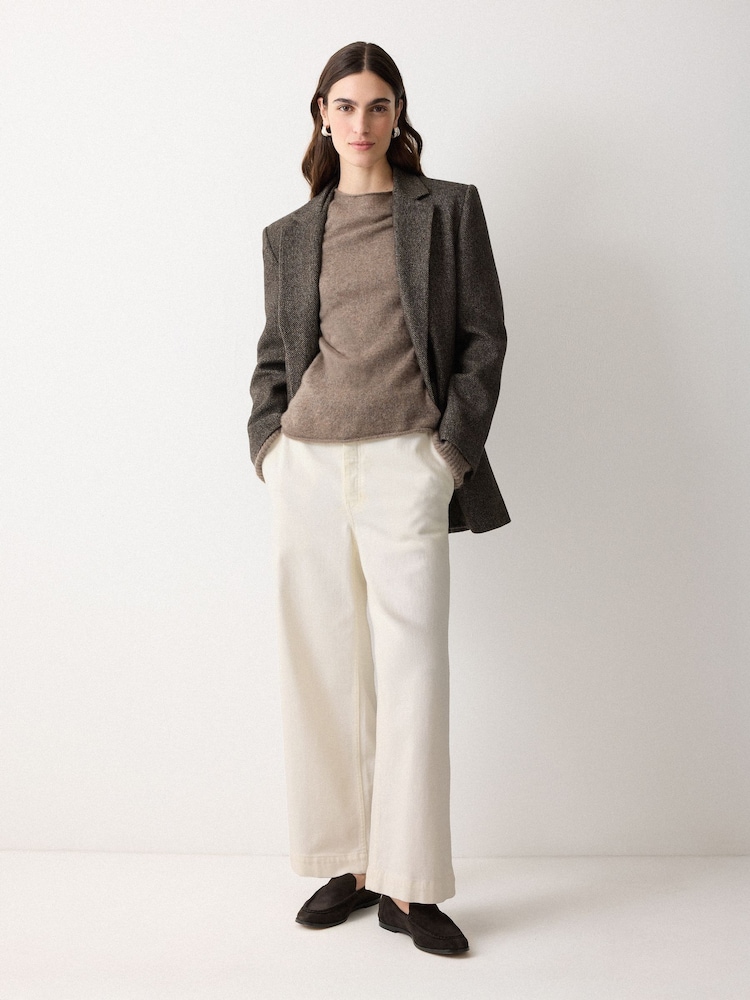 Jigsaw Brown Soft Suede Moccasin Shoes - Image 1 of 7