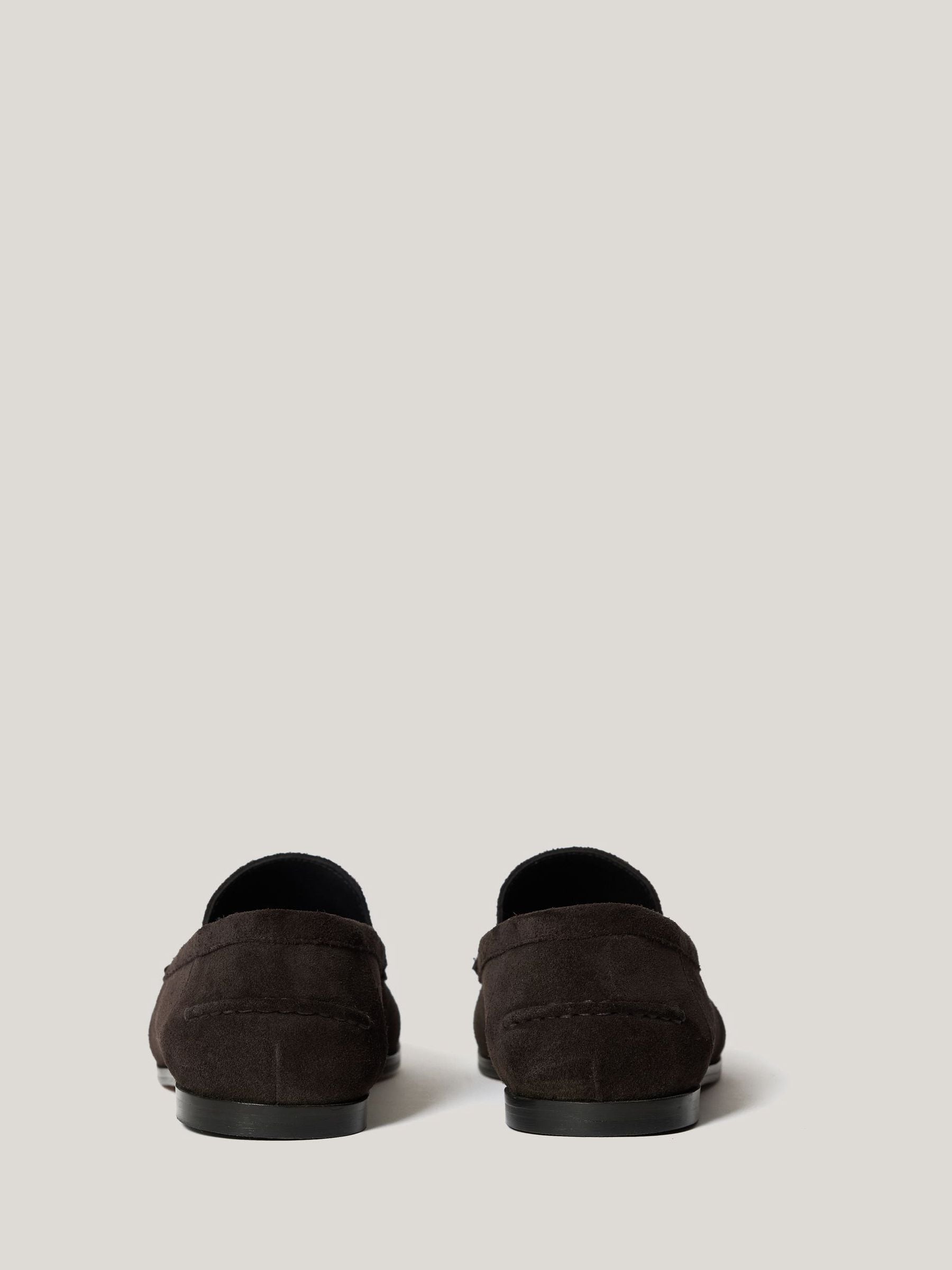Buy Jigsaw Brown Soft Suede Moccasin Shoes from the Next UK online