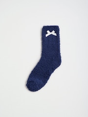 Navy Plaid Check - Friends Like These Kuschelige Slipper-Socken 3 er-Pack - Bild 5 von 7