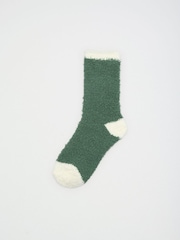 Cream and Green Christmas Dog - Friends Like These Kuschelige Slipper-Socken 3 er-Pack - Bild 6 von 7