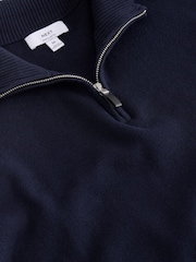 Neutral/Navy Quarter Zip Jumpers 2 Pack - Image 5 of 5