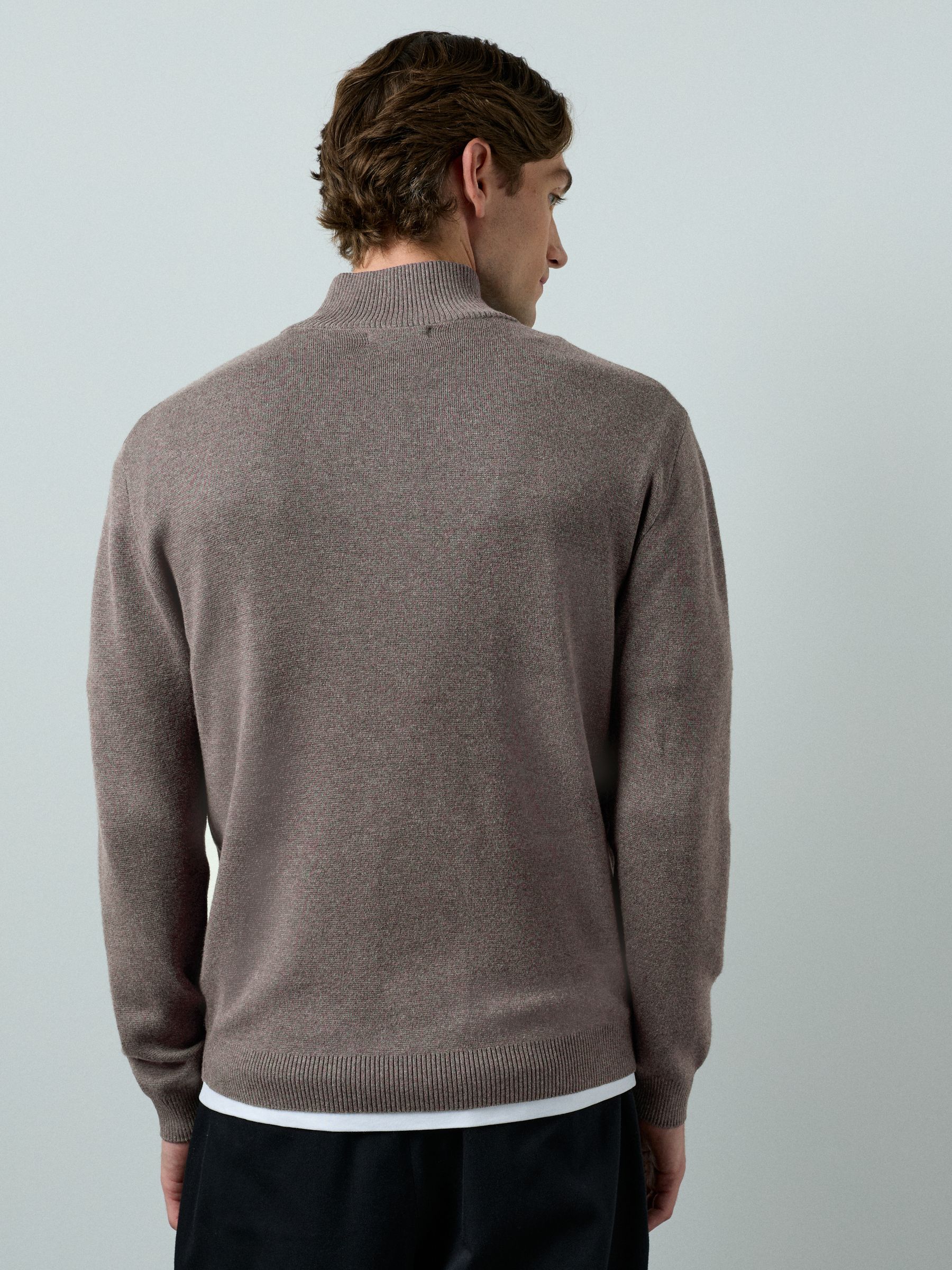 Kaufen Sie Neutral/Marineblau - Quarter Zip Pullover 2 Packung bei