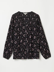 FatFace Nessie Black Rose Bud Petite Blouse - Image 6 of 6