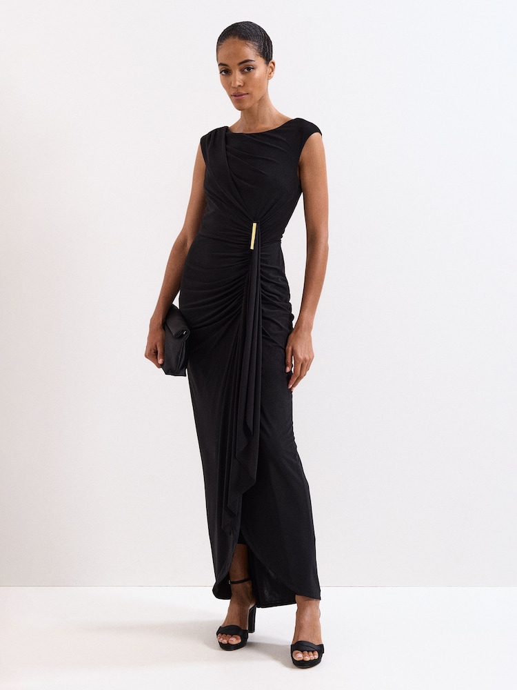 Phase Eight Black Petite Donna Dress - Image 1 of 7 Phase Eight Black Petite Donna Dress - Image 1 of 7