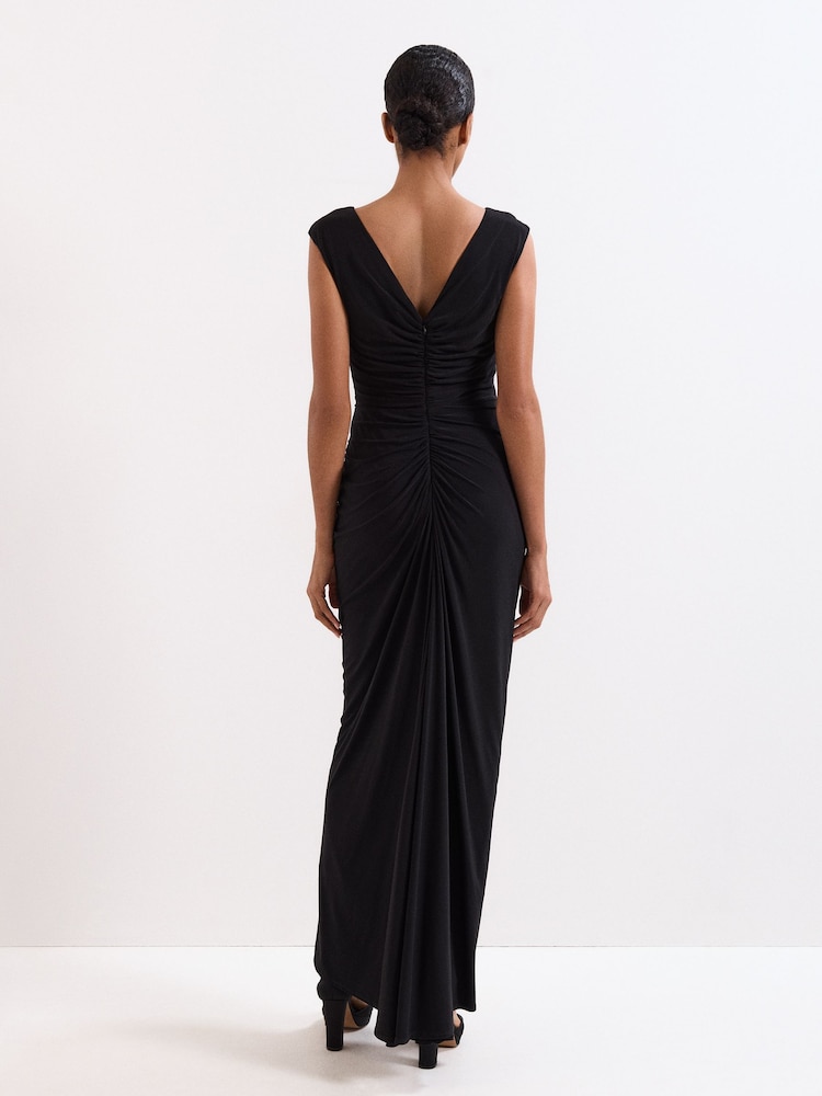 Phase Eight Black Petite Donna Dress - Image 2 of 7 Phase Eight Black Petite Donna Dress - Image 2 of 7