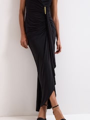 Phase Eight Black Petite Donna Dress - Image 5 of 7